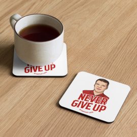 Cork-back coaster