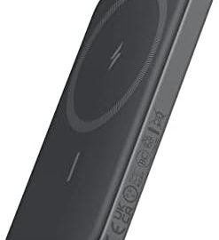 Anker 621 Magnetic Portable Charger (MagGo), 5,000mAh Wireless Power Bank with USB-C Cable, Magsafe-Compatible Battery Pack for iPhone 16/15/14/13/12 Series : Cell Phones & Accessories