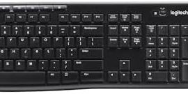 Logitech MK270 Wireless Keyboard and Mouse Combo for Windows, 2.4 GHz, 8 Multimedia Keys, PC, Laptop, Wireless Keyboard Compact Mouse Combo - Black : Electronics