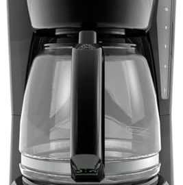 BLACK+DECKER 12-Cup Digital Coffee Maker, Programmable, Washable Basket Filter, Sneak-A-Cup, Auto Brew, Water Window, Keep Hot Plate, Black