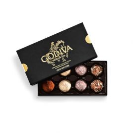 Godiva Signature Truffle Gift Box, Belgian Dark and Milk Chocolates with Ganache Center, Gourmet Gift for Birthdays, Holidays, Non-GMO & Kosher, 8 Pc : Grocery & Gourmet Food