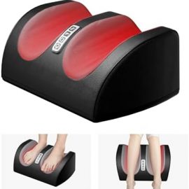 Shiatsu Foot Massager Machine with Heat, Foot and Calf Massager with Massage Roller, Deep Tissue Massager for Plantar Fasciitis, Pain Relief, Promotes Blood Circulation, Gifts for Women & Men : Health & Household