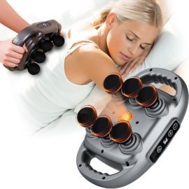 UFFAE 6 Head Massage Gun Deep Tissue with 9 Levels & 9 Modes, Electric Massager Tool for Legs, Arms, Waist, Back, Buttocks - Full Body Muscle Pain Relief, Ideal Gifts for Women, Men, Mom, and Dad : Health & Household