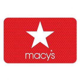 Macy's eGift Card – $25 Value